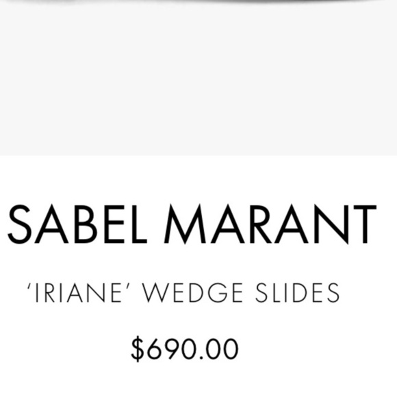 Isabel Marant Iriane Wedge Slides NWOT - Picture 10 of 14